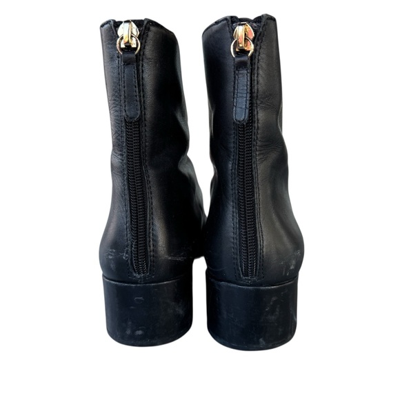 J. Crew Black Leather Roxie Boots - Picture 2 of 15